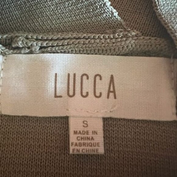 Lucca Women's Ribbed Midi Dress Square neckline Elegant and versatile gray - Picture 6 of 8